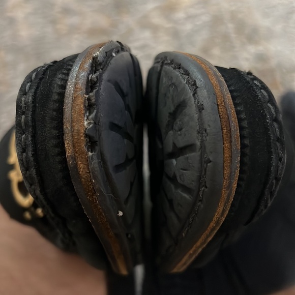 Mens vintage suede Ferragamo loafers - Picture 15 of 15